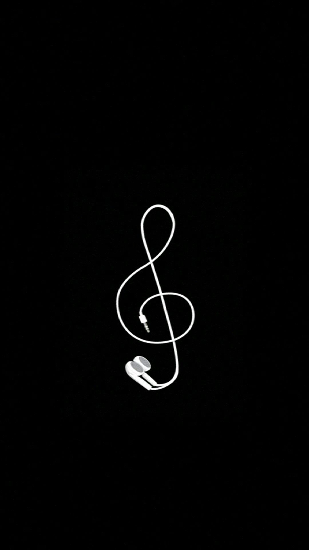 Black Background Aesthetic Music Wallpaper
