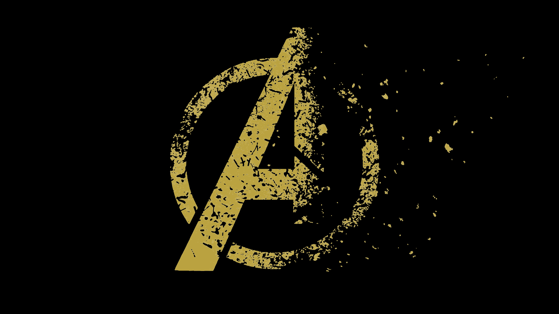 Avengers Endgame Movie Logo Disintegrating By Nicksayan