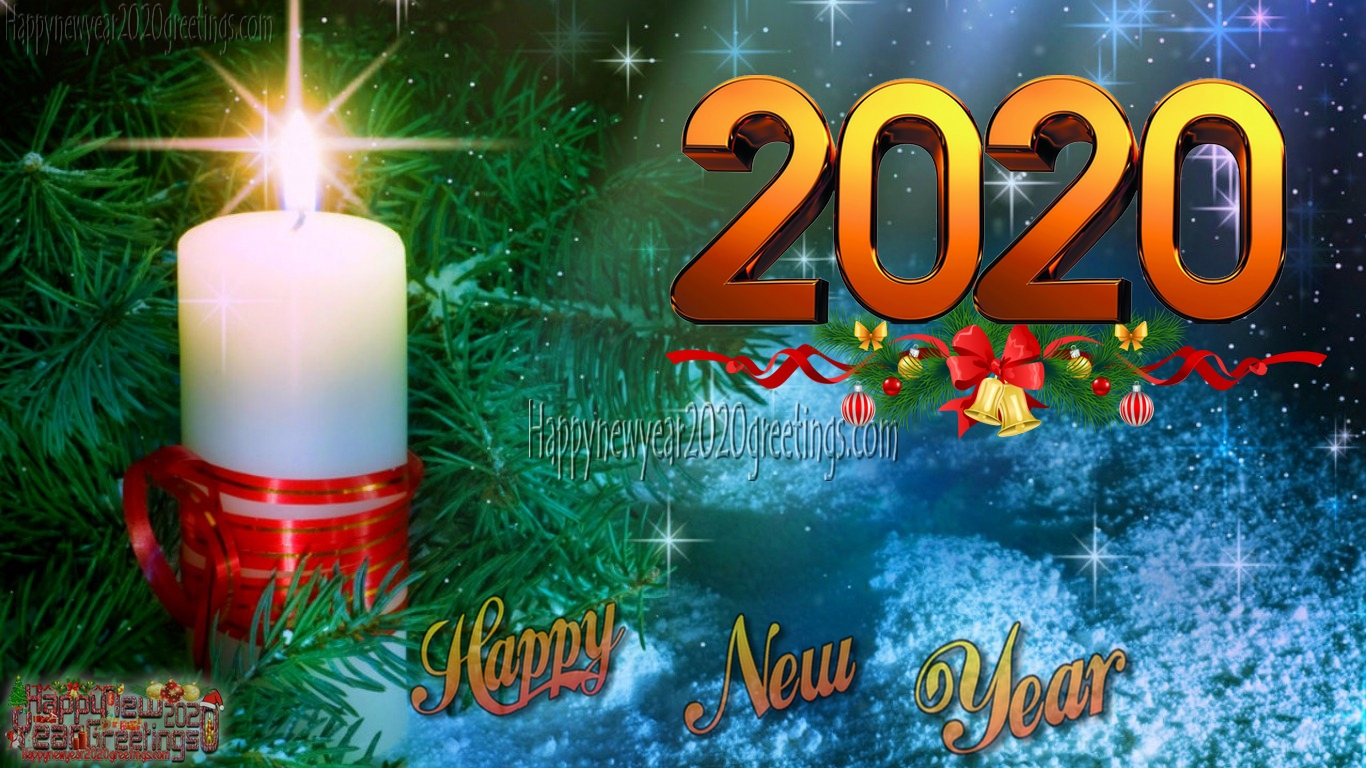 Happy New Year Colourful HD Wallpaper 4k