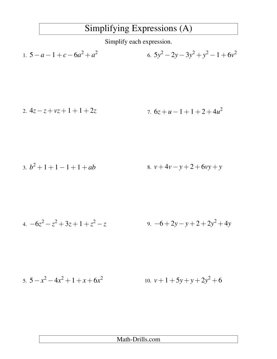 Algebra Hel Awesome Collection Of Af Simplifying Multiplying And