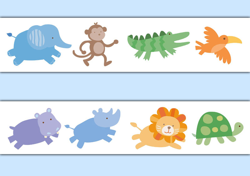 [45+] Nursery Wallpaper Border for Boy
