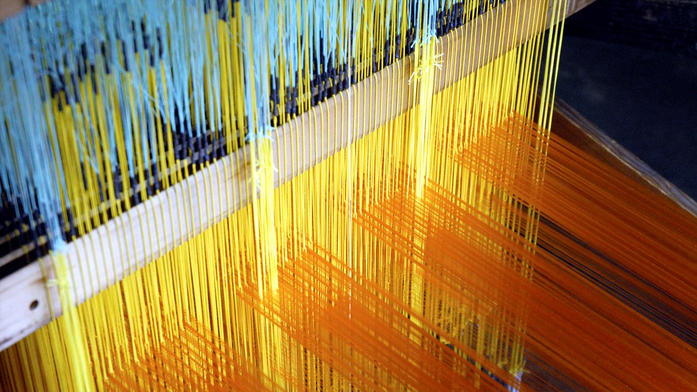 Traditional Nishijin Textile Weaving In Kyoto Japan Bing