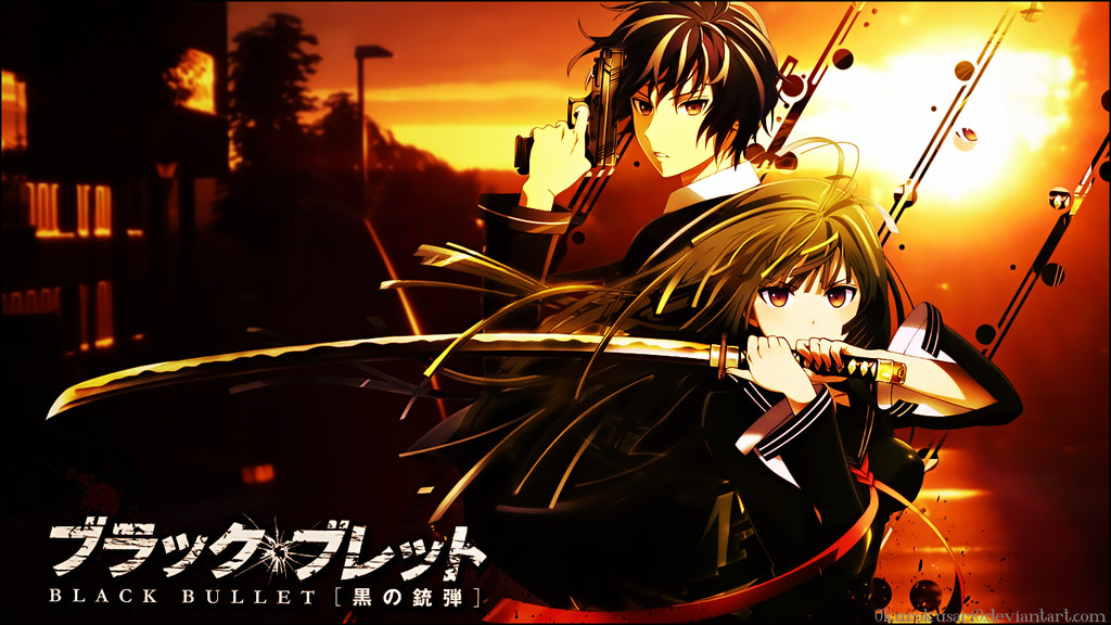 Black Bullet Phone Wallpaper by PlayerOtaku  Mobile Abyss