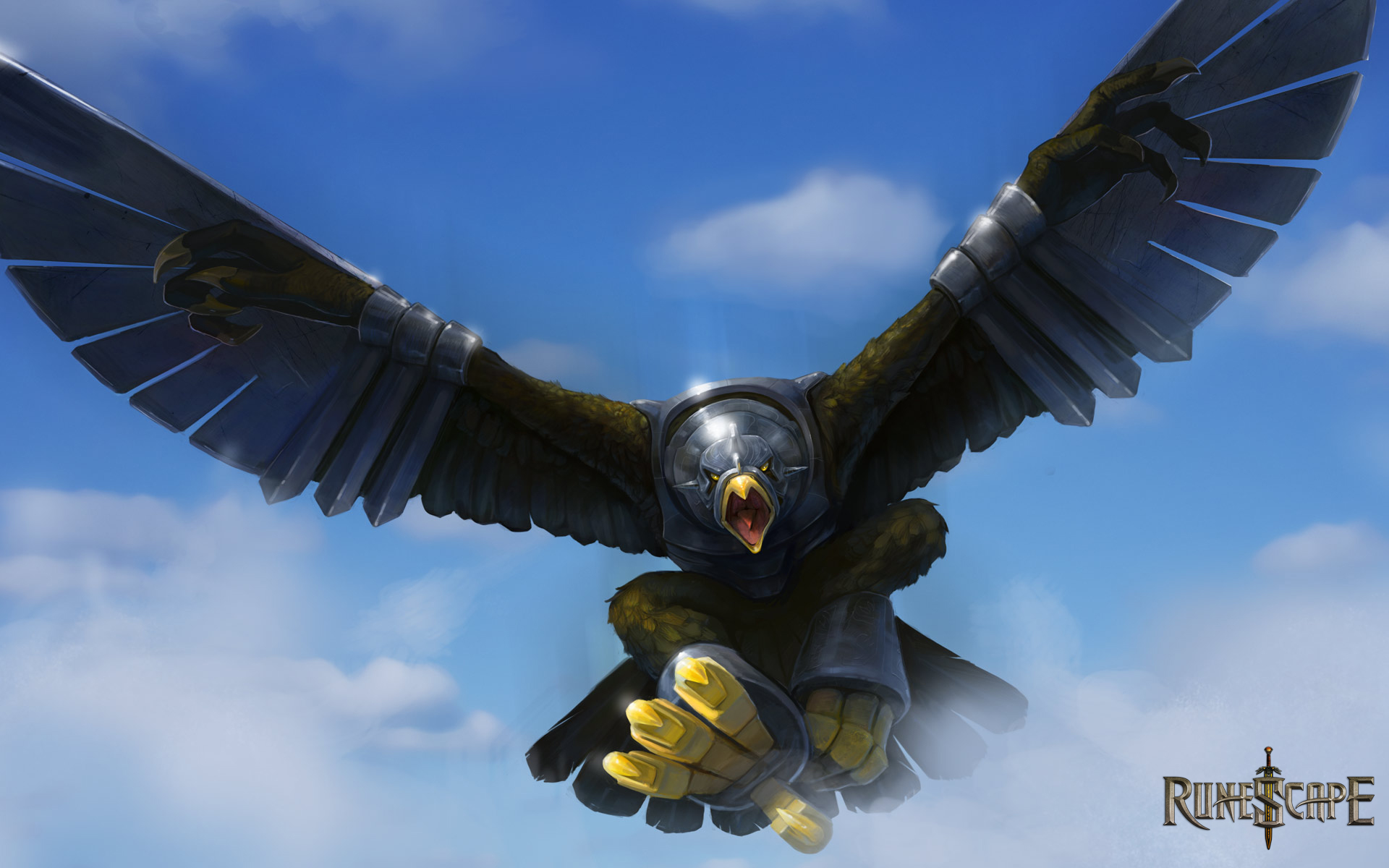 Runescape Fantasy Adventure Bird Eagle Armor Wallpaper