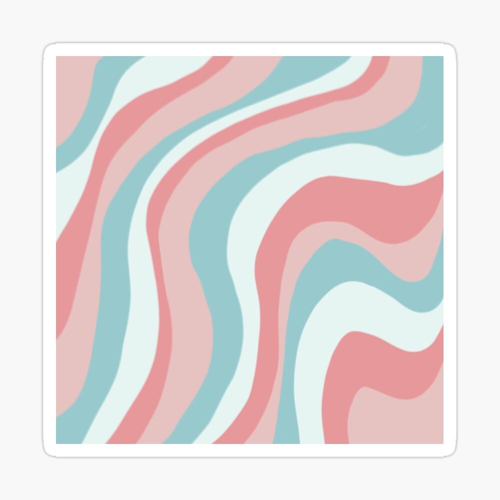 Aesthetic Wallpaper With Color Lines Poster By Pastel