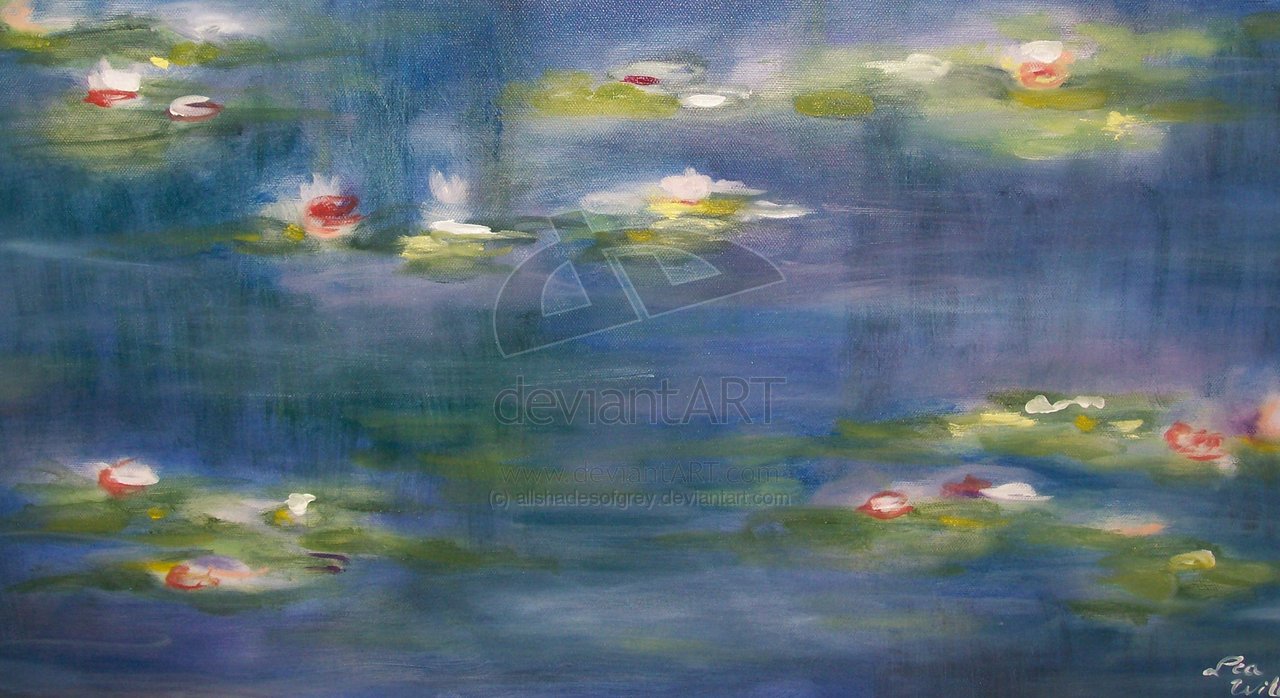 Mo Water Lilies Wallpaper
