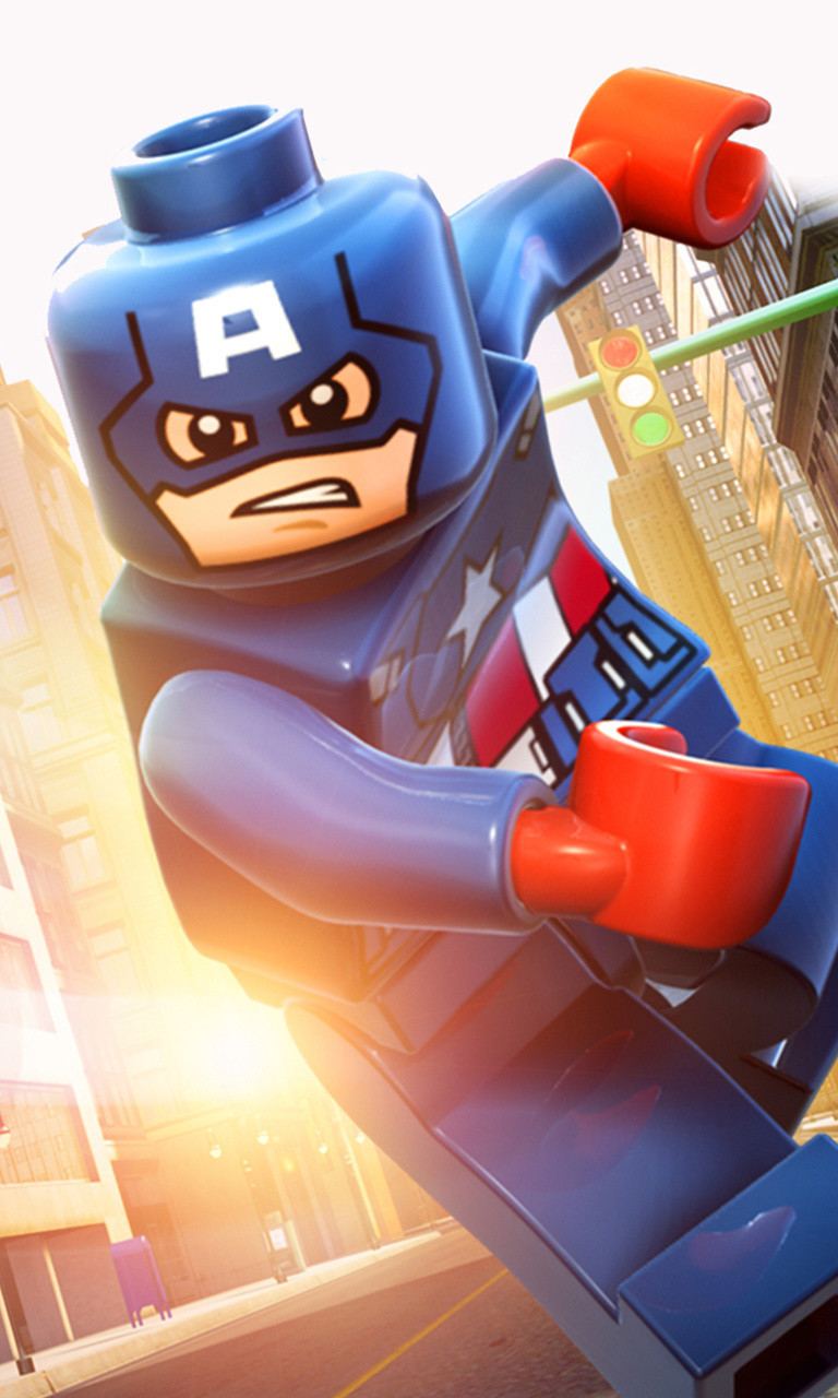 Lego Captain America Jpg Phone Wallpaper By Twifranny