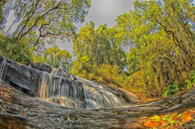 Malawi Landscape Stream Water Cascade Cascading