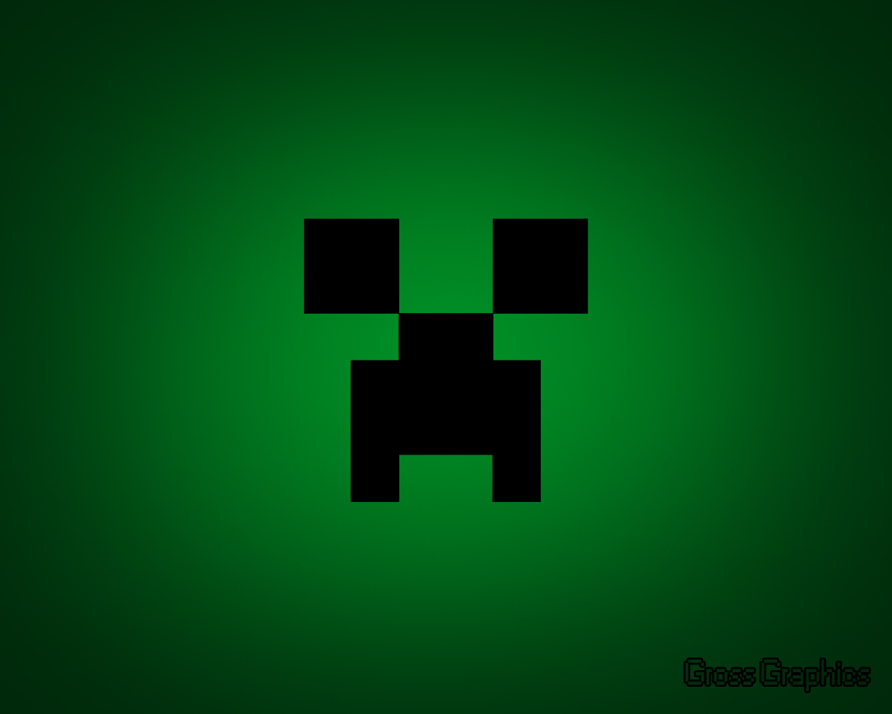 Minecraft Creeper Wallpaper By Grossgraphics