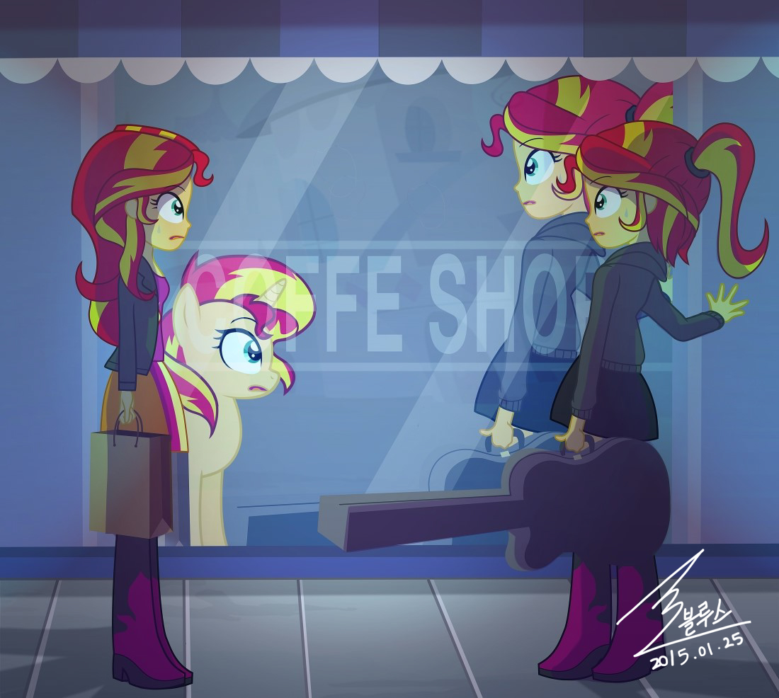 Mlp Sunset Shimmer And By 0bluse