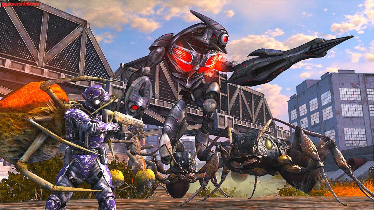 Free download EARTH DEFENSE FORCE Chikyu Boeigun shooter action