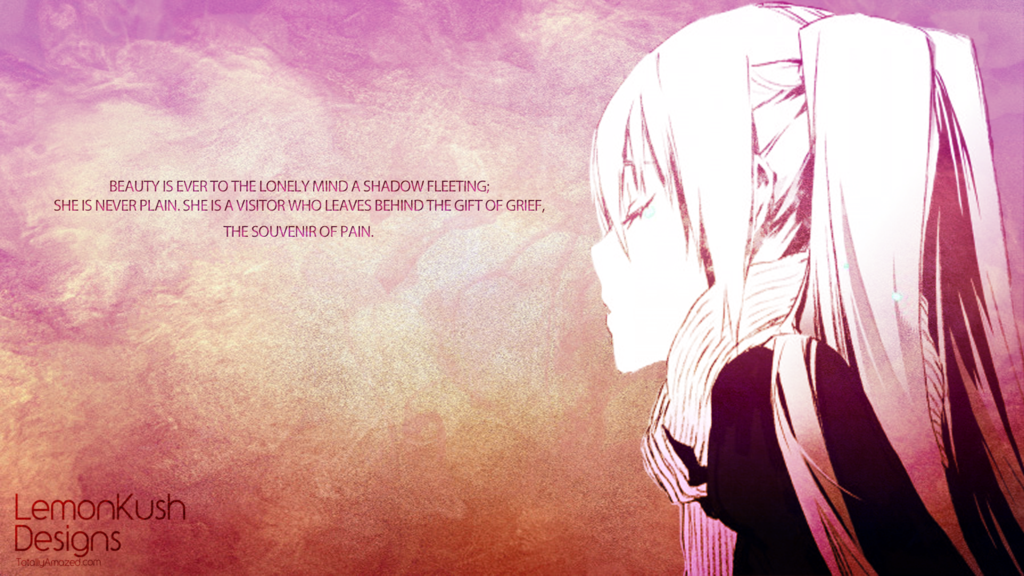 loneliness sad anime quotes wallpaper