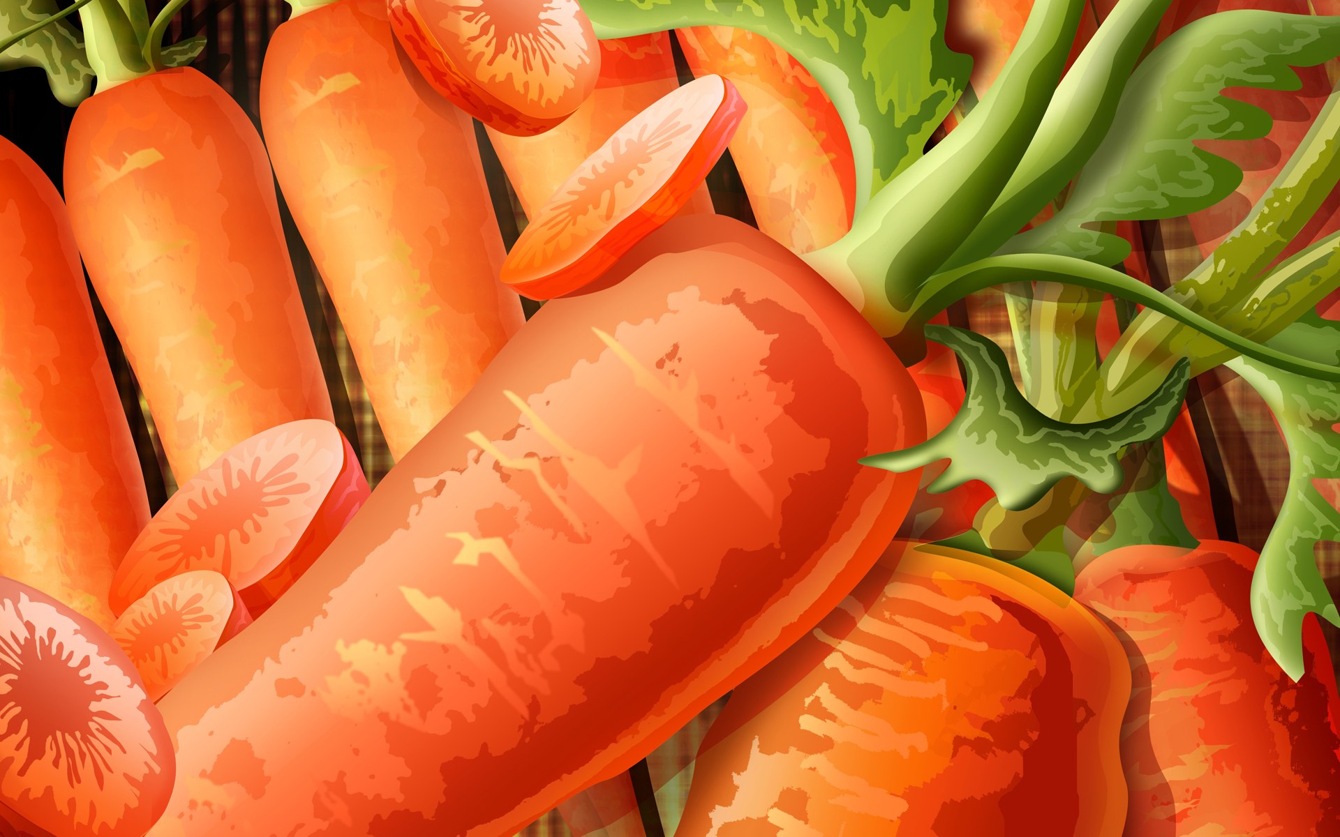 Psd Food Illustrations Fresh Carrot Illustration