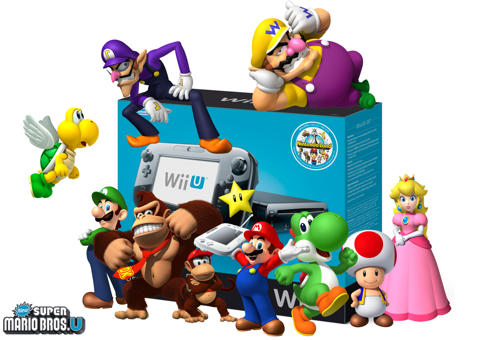 New Super Mario Bros U Nintendo Wii Deluxe Set By Legend Tony980