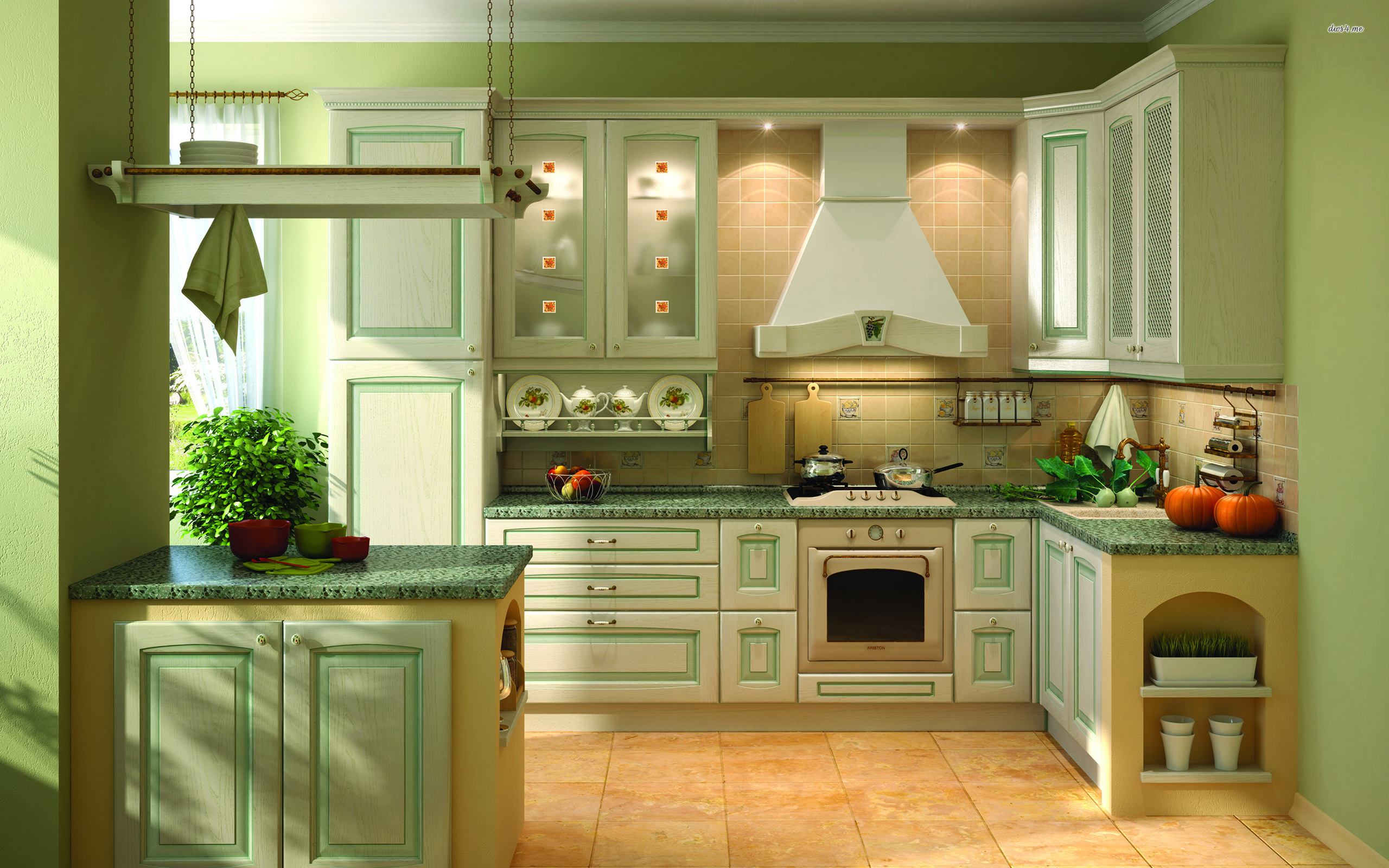 [43+] Green Kitchen Wallpaper on WallpaperSafari