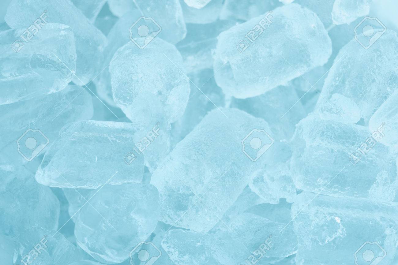 Ice Tube For Eat And Cooling Drinks Background Stock Photo