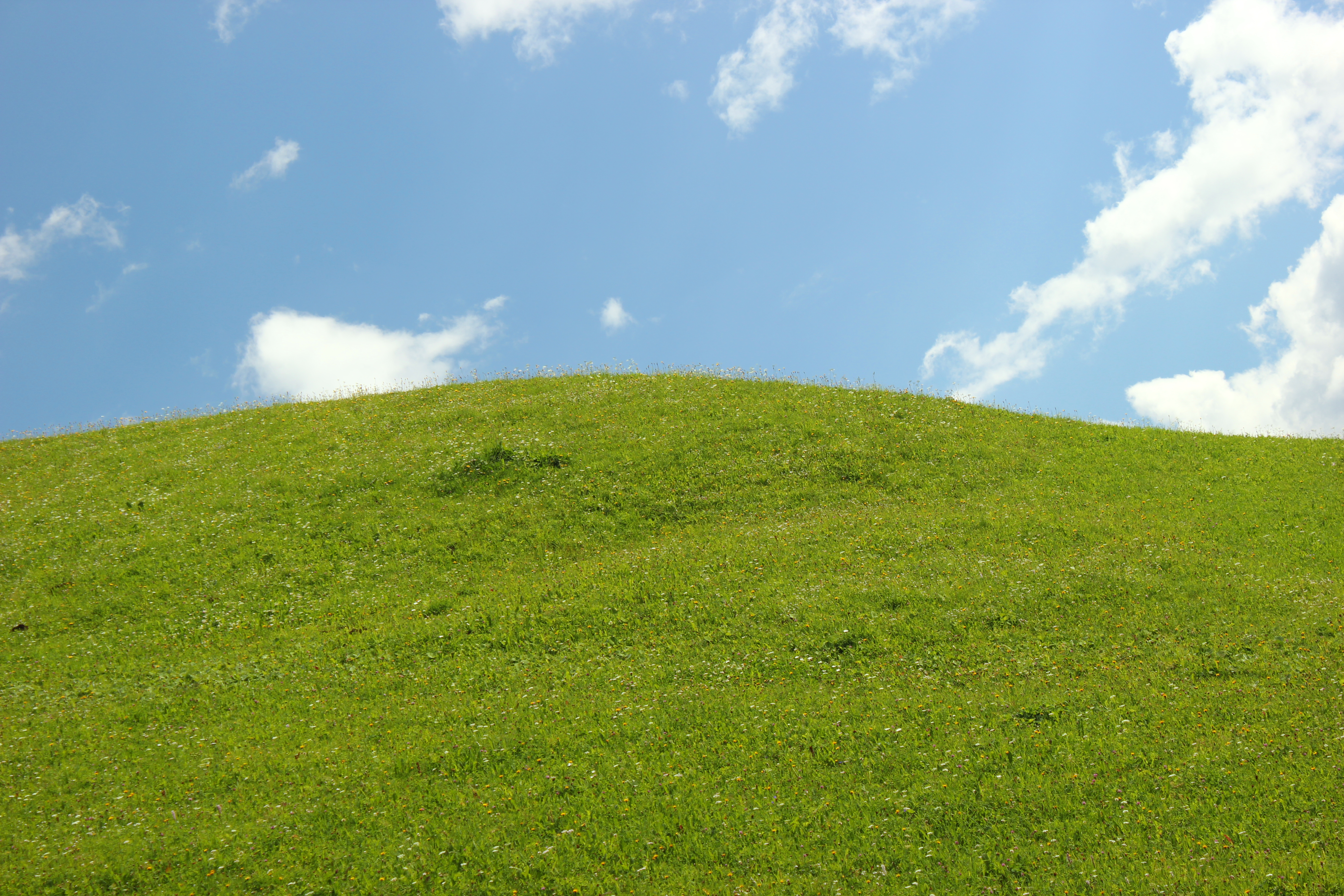 Grassy Hill And Sky Background Jpg Isight Photos