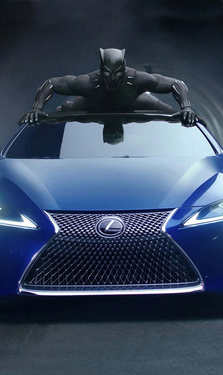 Black Panther Lexus Lc HD Wallpaper How