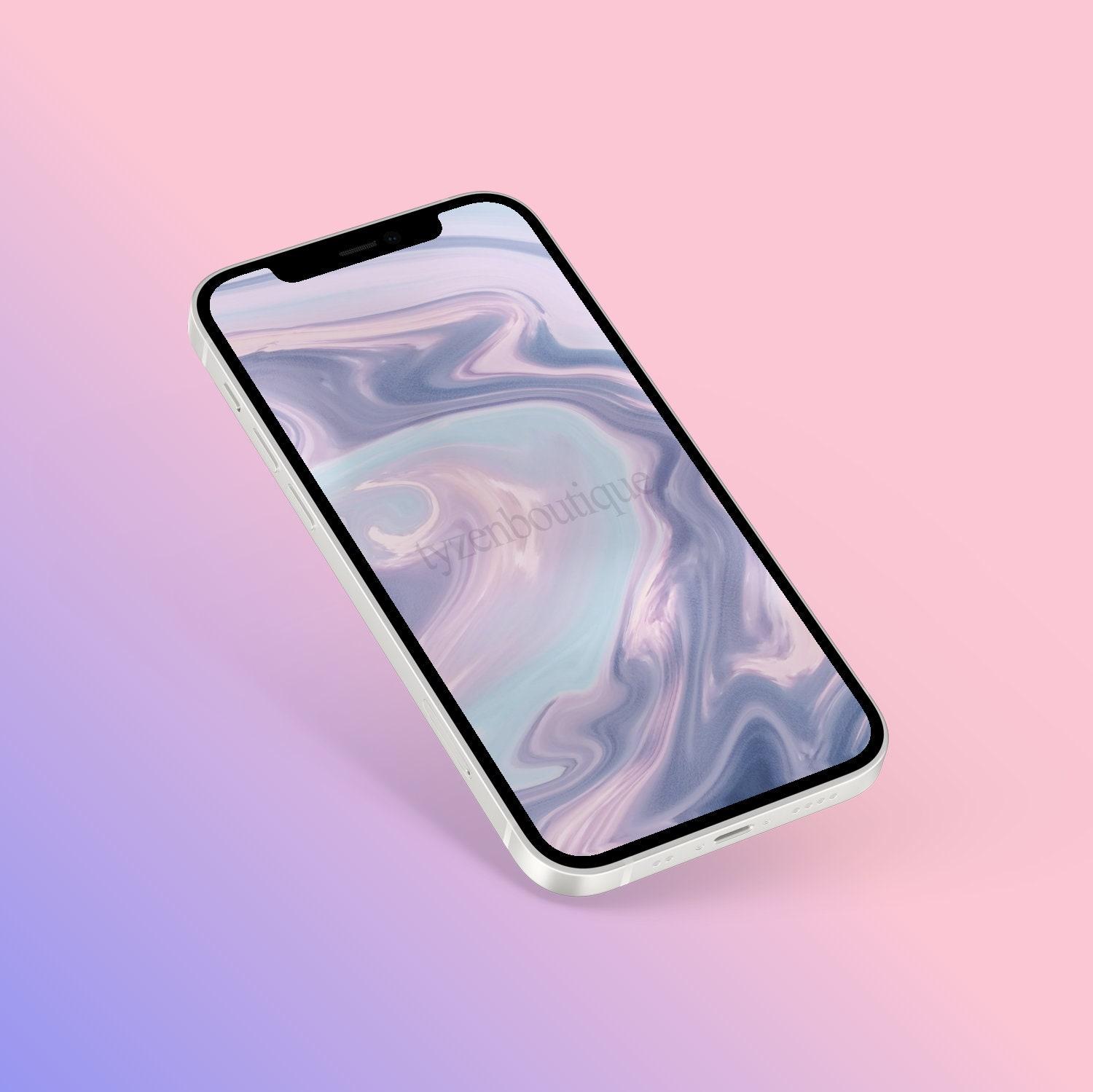 4k Pink Blue Pastel Marble Smartphone Wallpaper iPhone Sweden