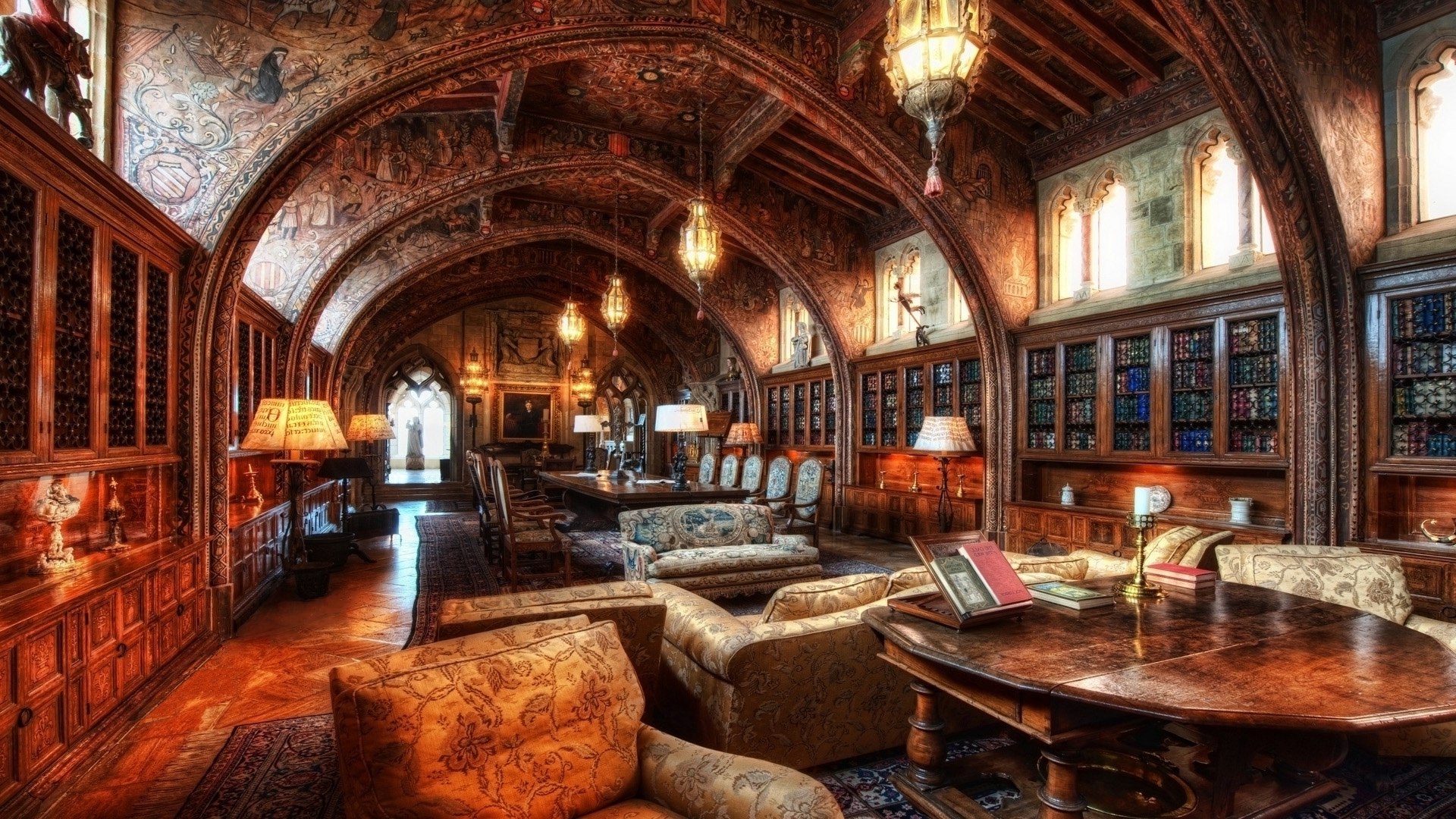 Library Background Wallpaper