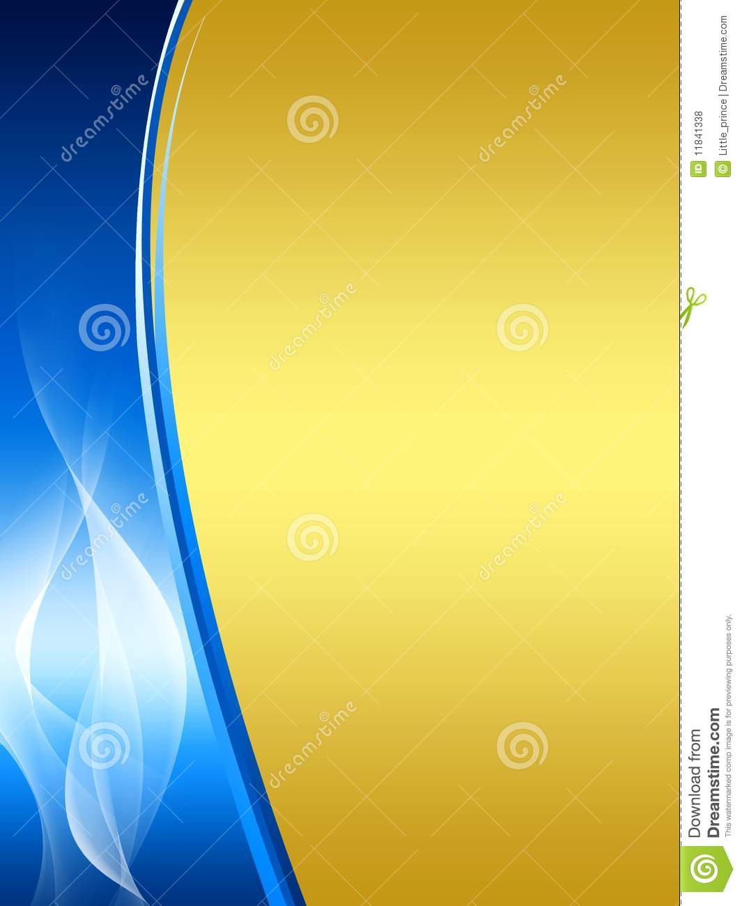 Blue And Gold Background Wallpaper Abstract