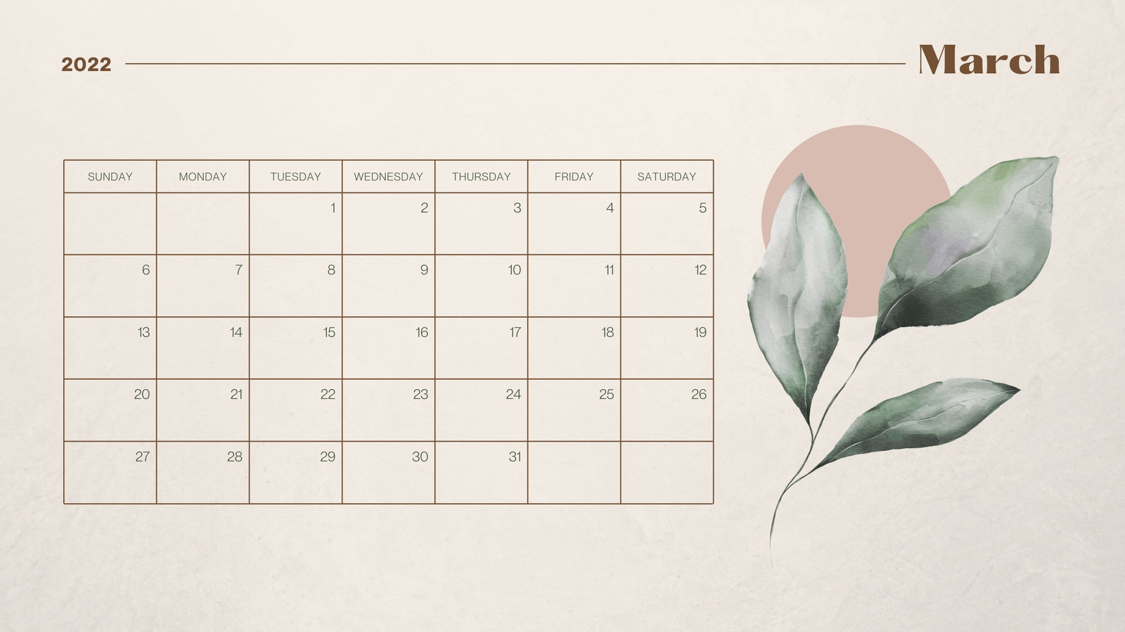 🔥 Download And Customizable Calendar Templates by cferguson March