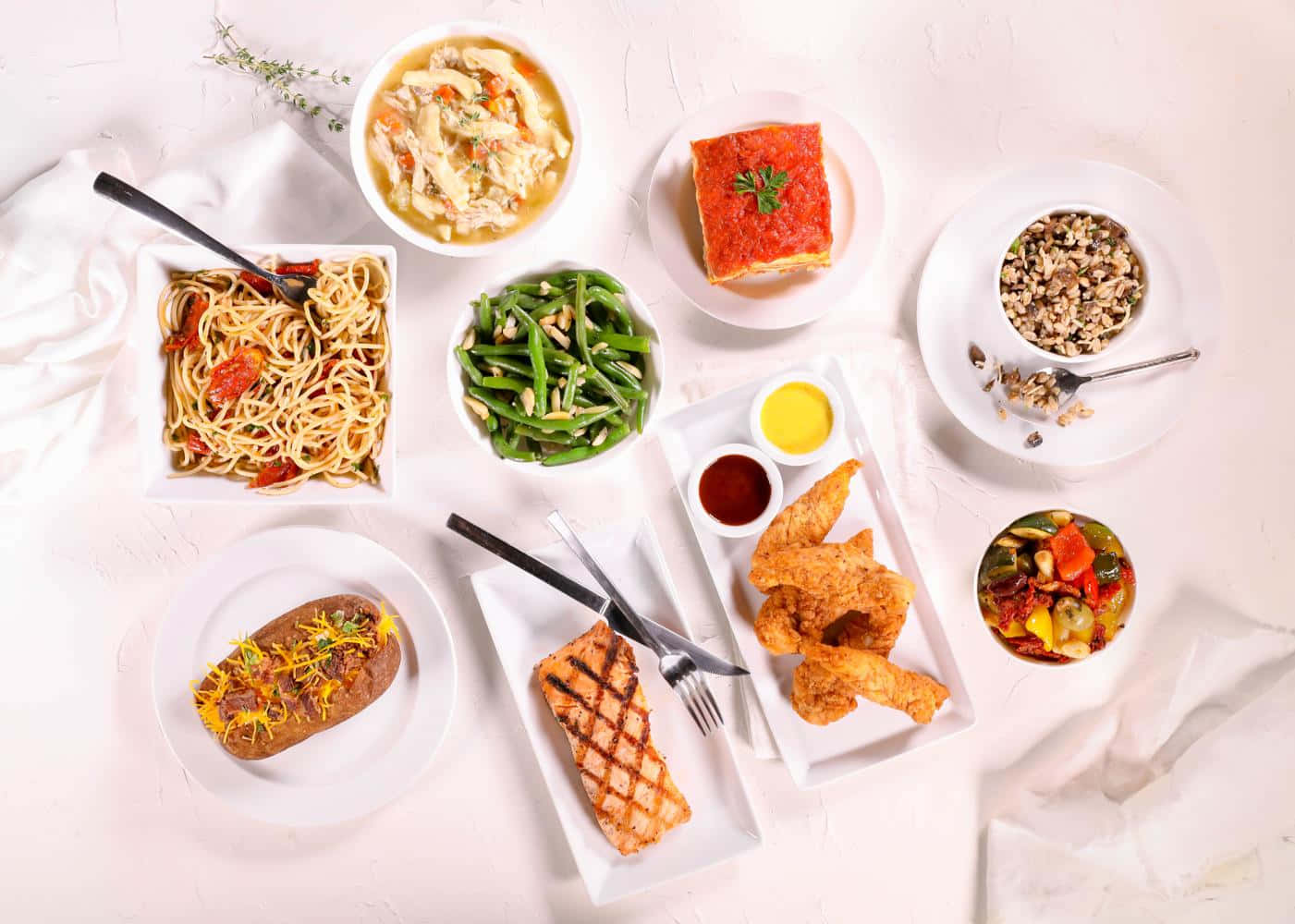 Food Table Wallpaper