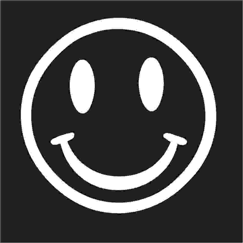 Smiley Face Decal 500x500