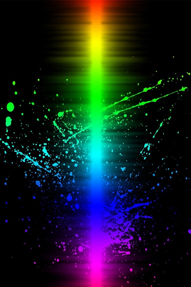 Galaxy Rainbow Frame iPhone Wallpaper HD  iPhone Wallpapers
