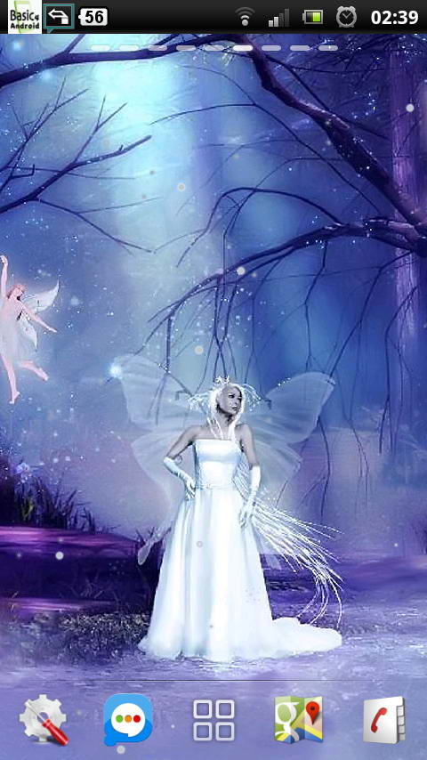 Fairy Sparkle Night Forest Live Wallpaper App For