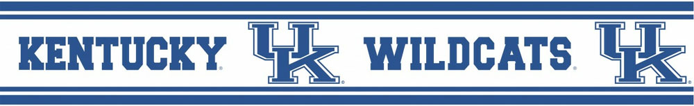 Kentucky Wildcats Prepasted Border College Wallpaper Roll