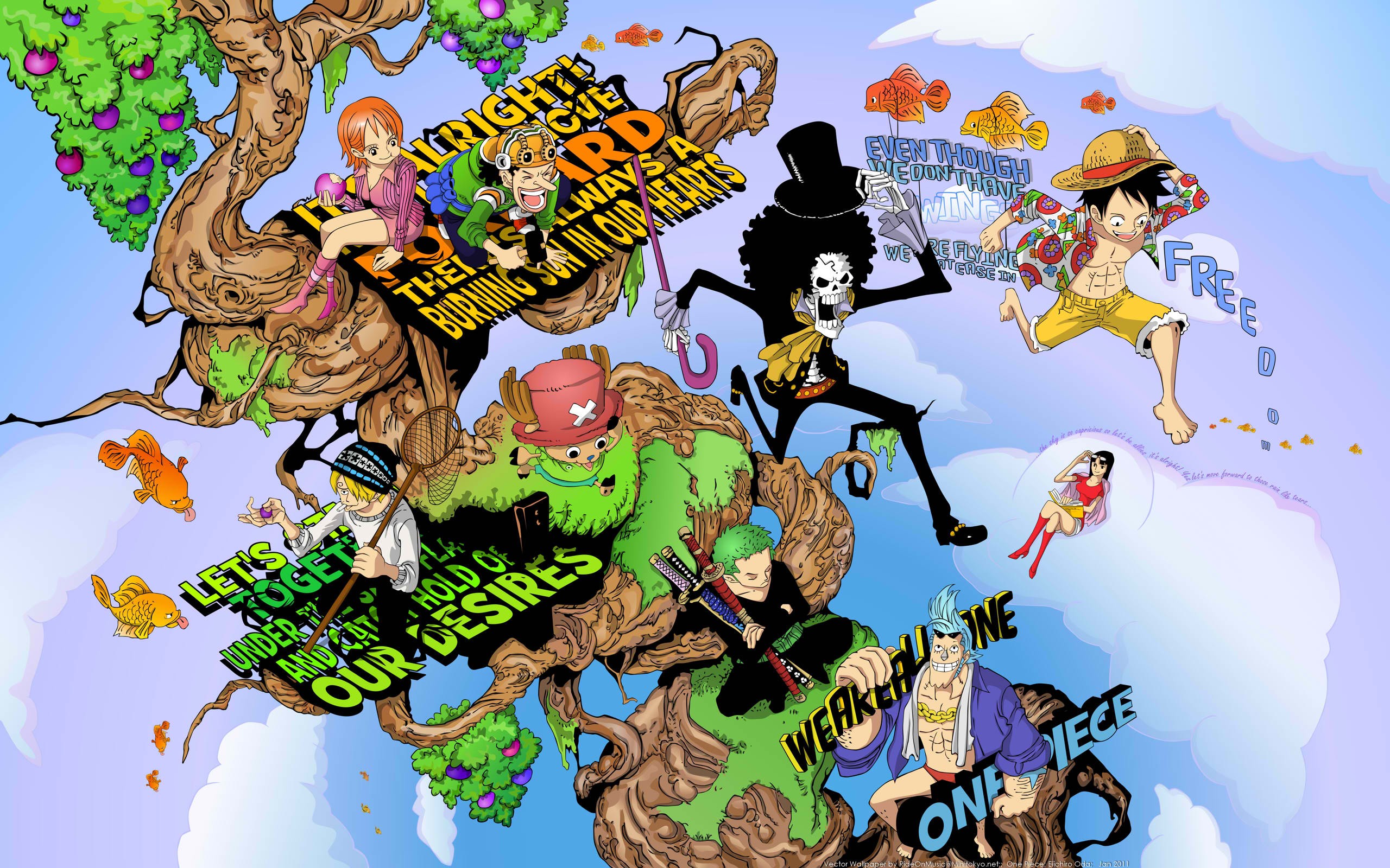 One Piece Crew 3D Wallpaper in High Resolution at Anime Wallpaper