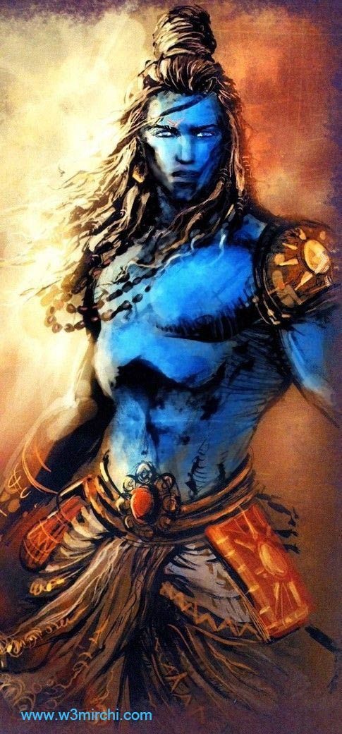 Mahadev HD Image In Lord Shiva Painting Angry