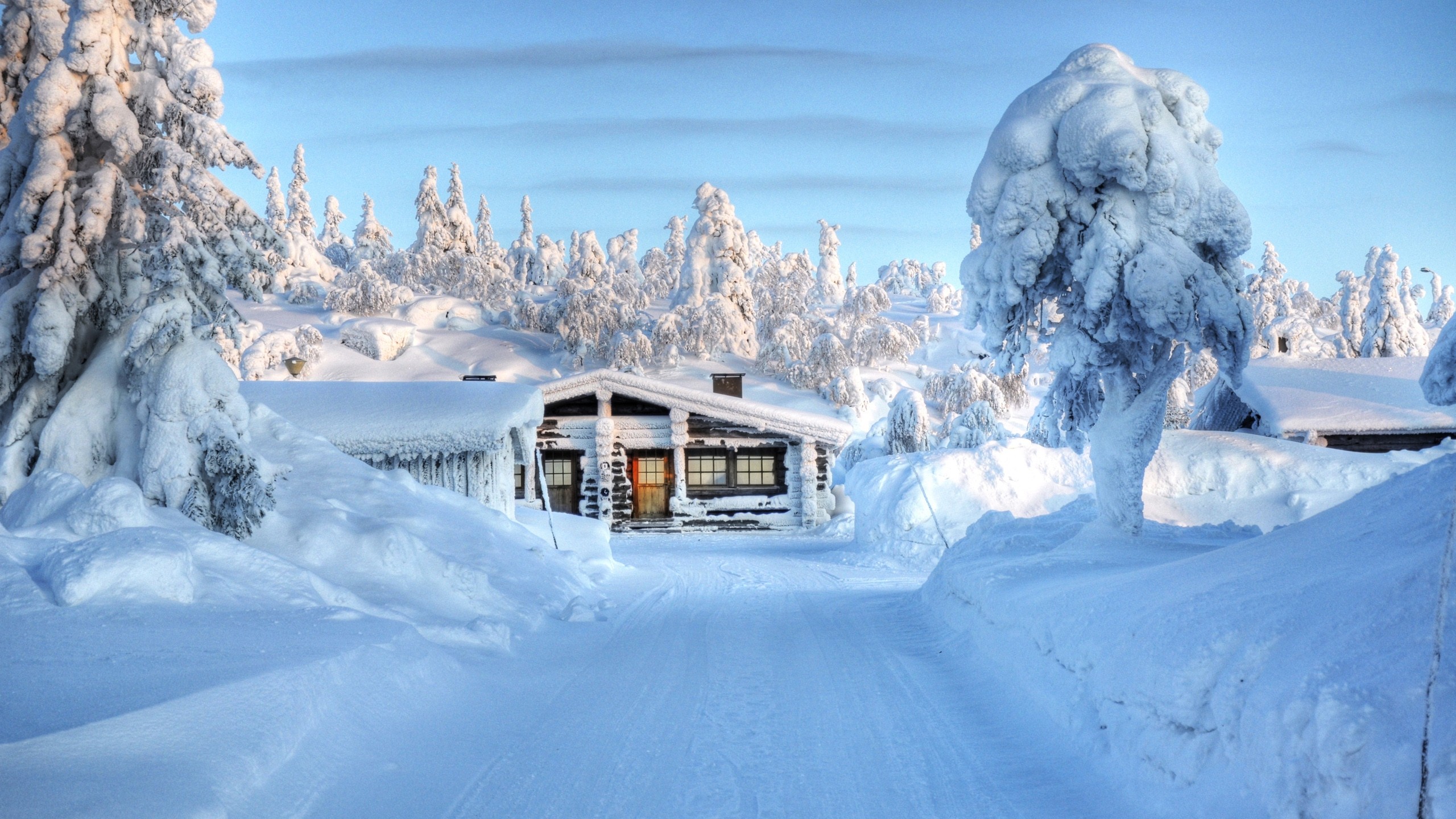 Winter Snow Wallpaper Houses House
