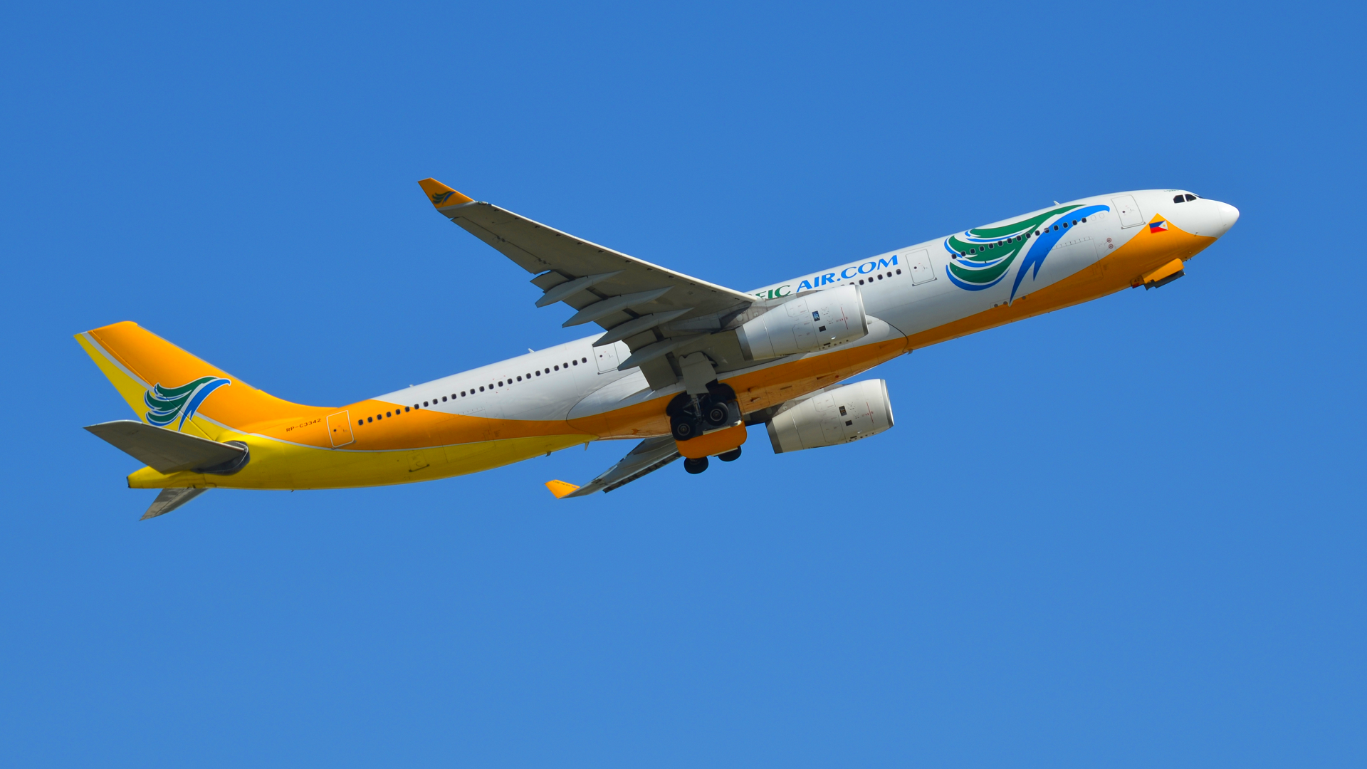 Rp C3342 Cebu Pacific Air Airbus A330 HD Wallpaper