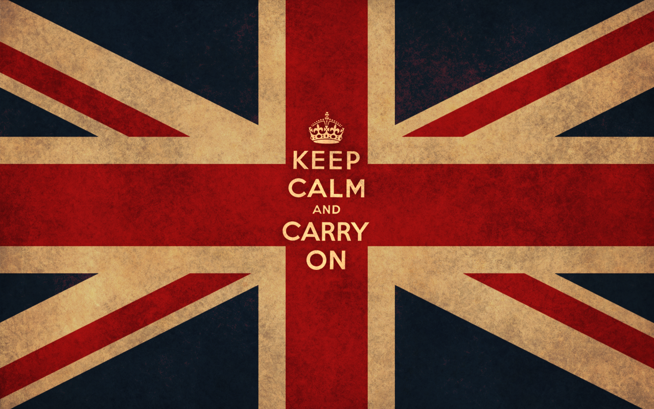 Wallpaper Keep Calm And Carry On Photo Art