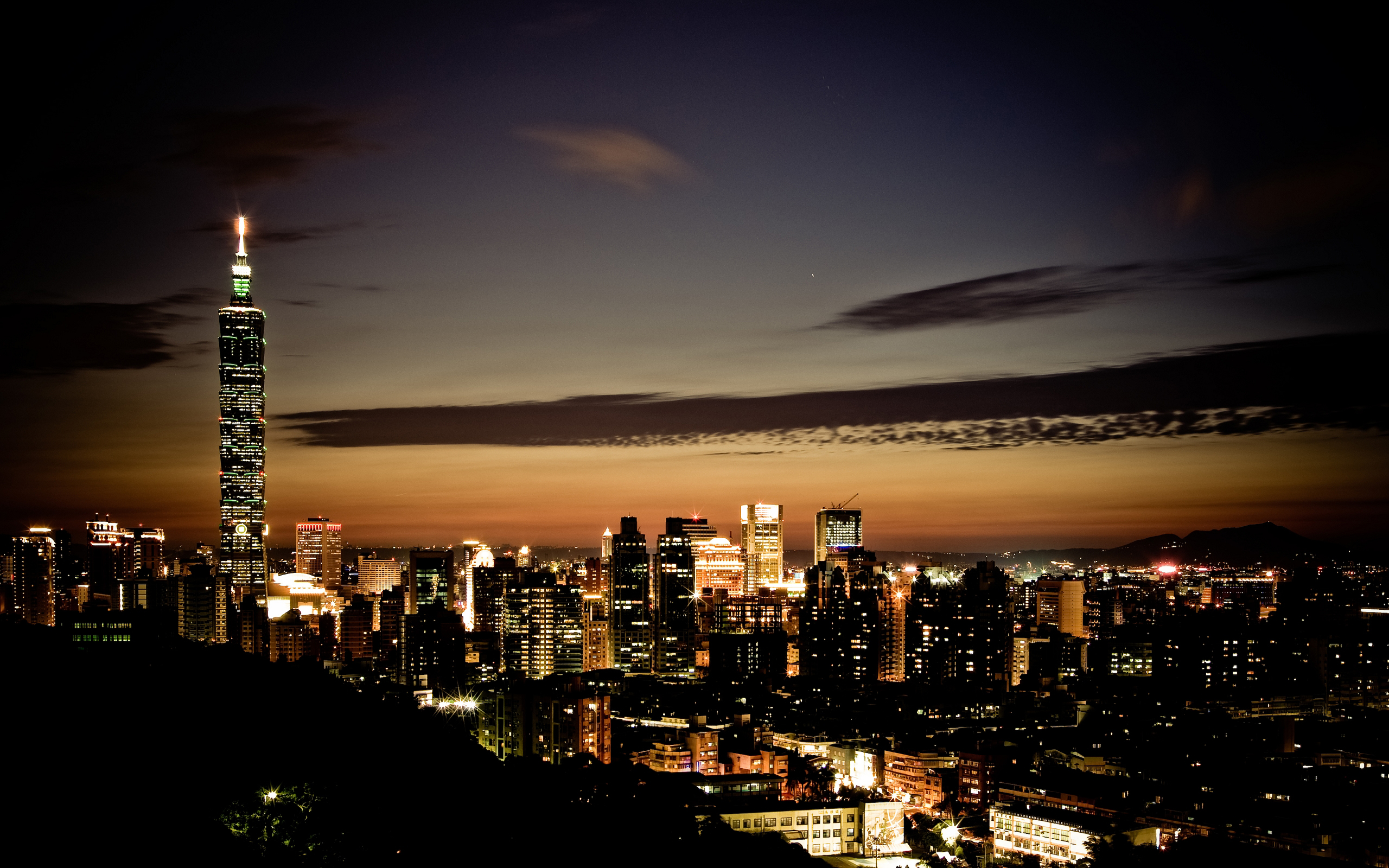 Taipei Skyline Wallpaper HD