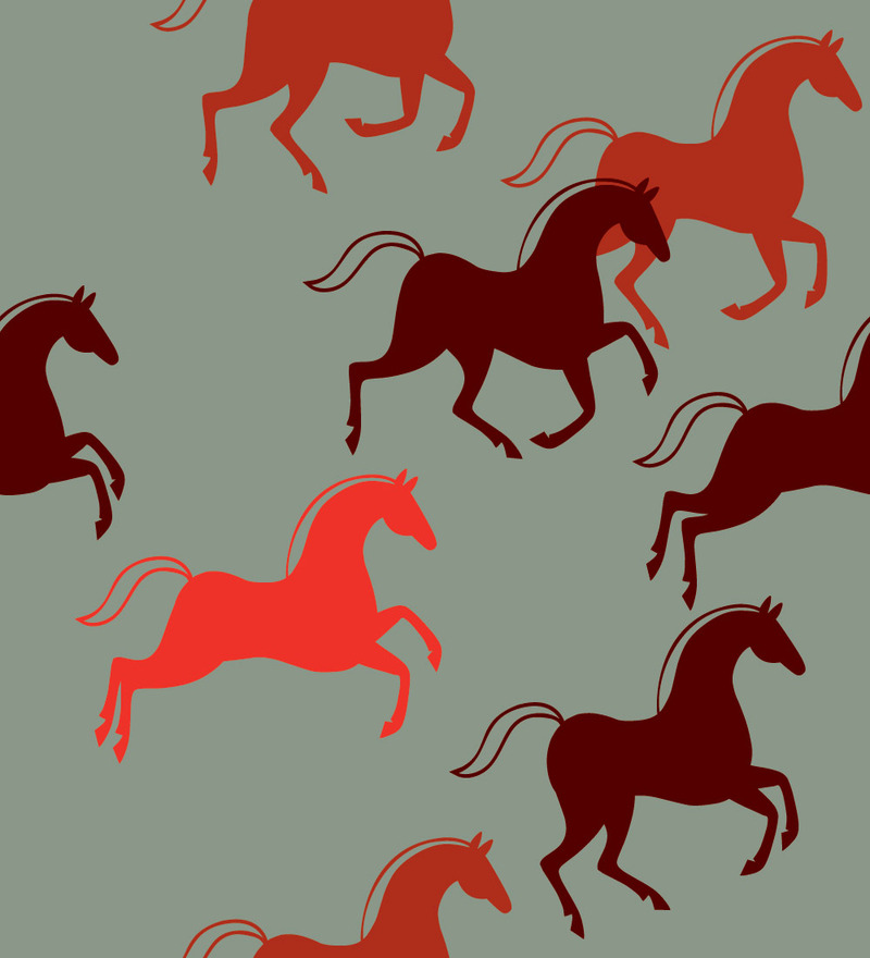 Horse Pattern Wallpaper C2am5x Jpg