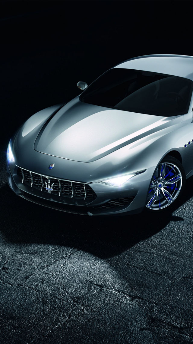 Maserati Alfieri Concept Car Wallpaper iPhone