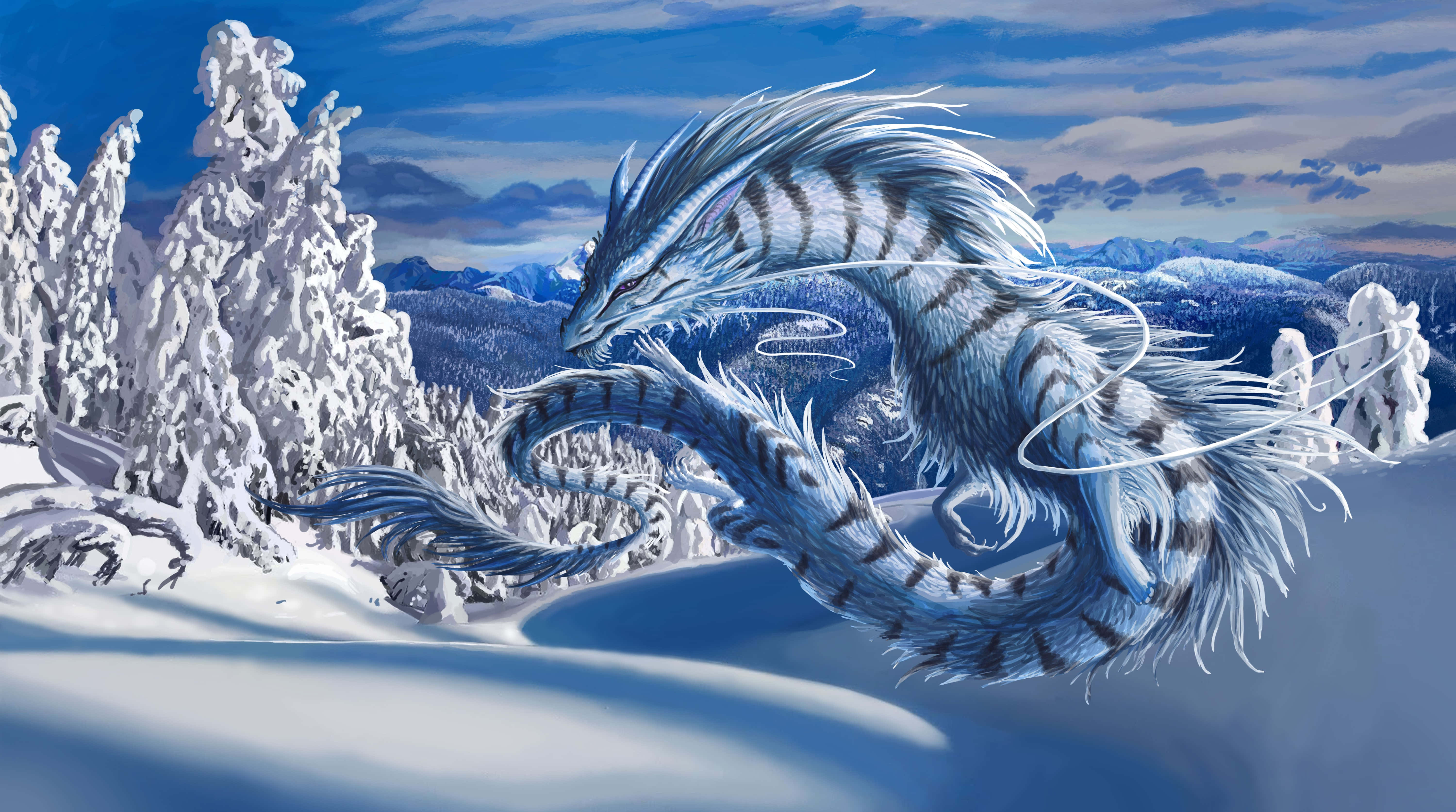 Mythical Dragon Wallpaper