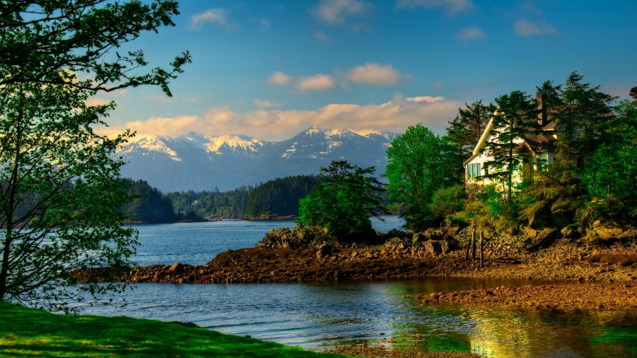 Download Peaceful river in Sitka wallpaper in Nature wallpapers with