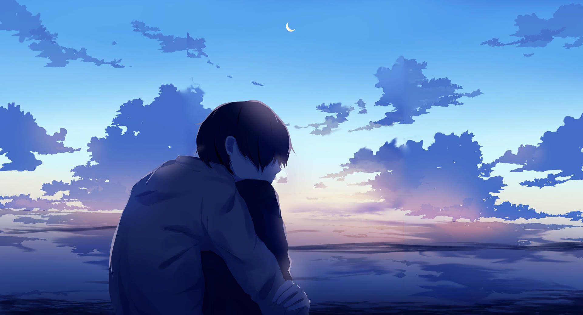 Sad Boy Anime Wallpaper