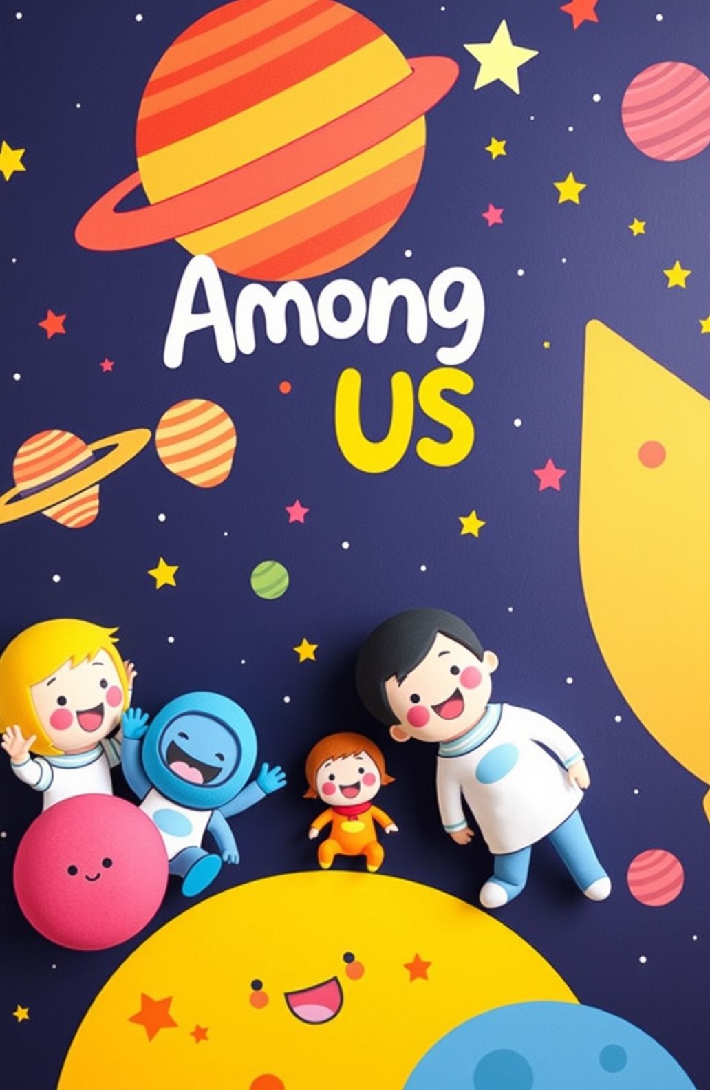 Cute Among Us Wallpaper