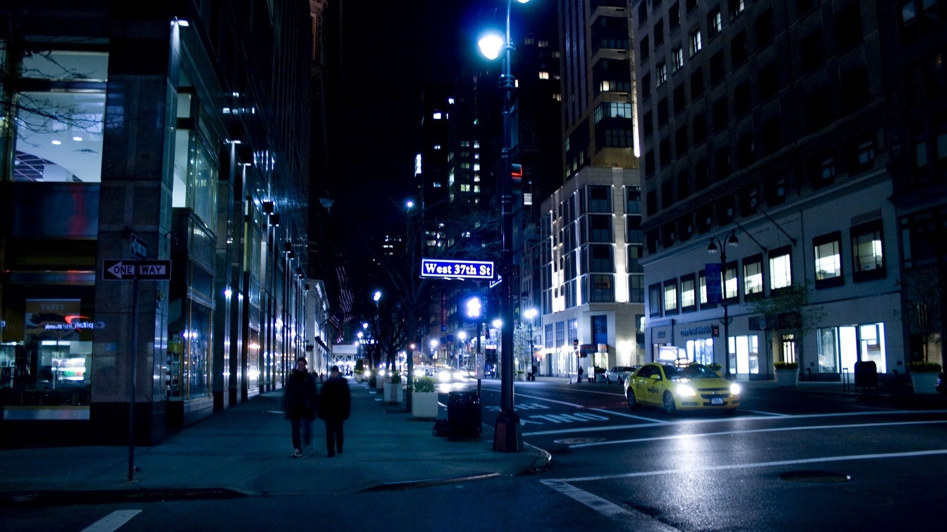 Nyc Night Street New York Wallpaper