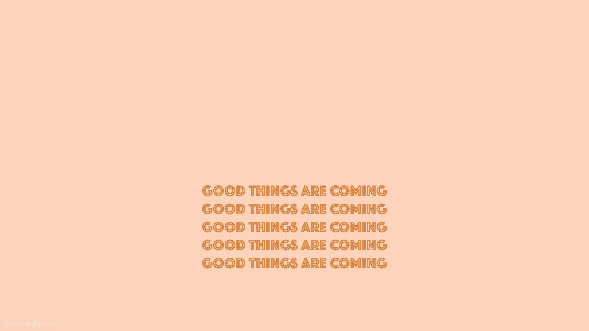Peach Aesthetic Laptop Wallpaper
