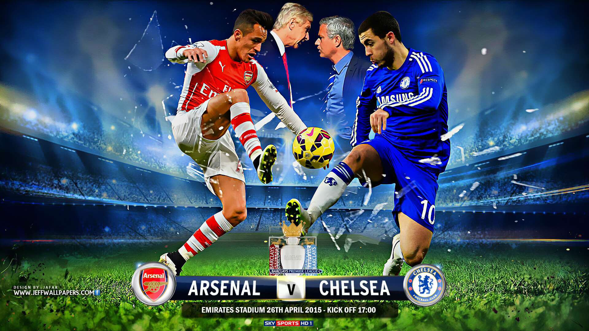 Arsenal Fc Vs Chelsea Barclays Premier League HD Wallpaper
