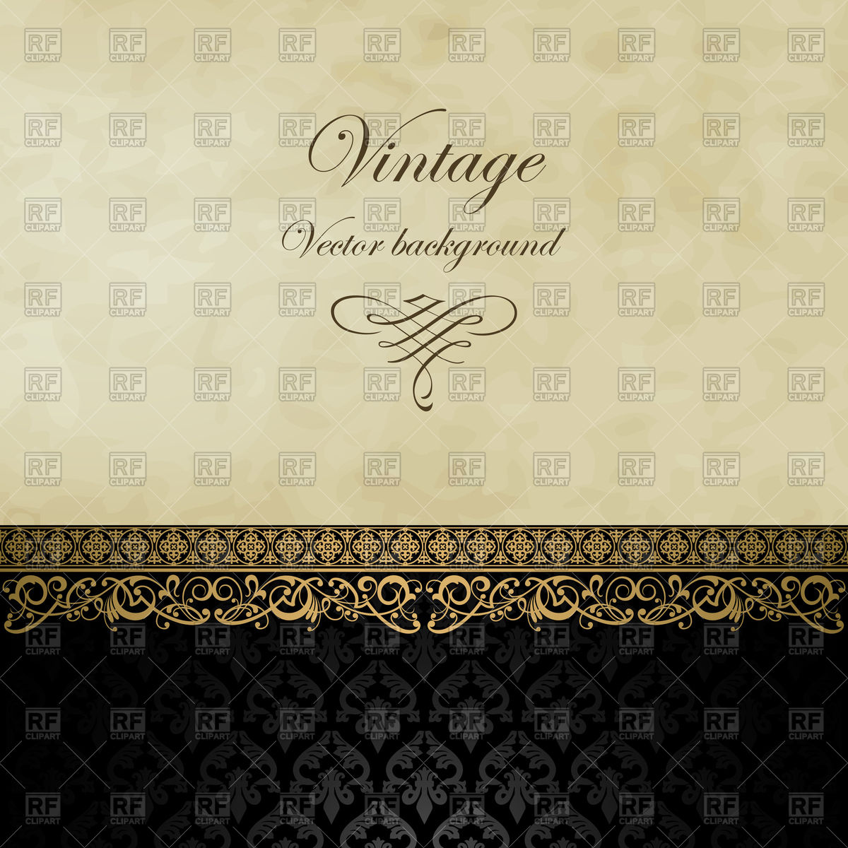 Vintage Rich Background Vector Image Of Background Textures