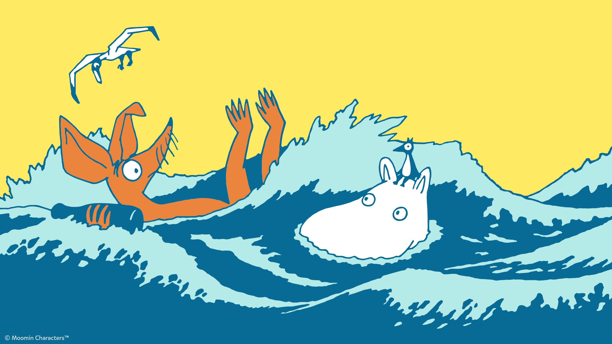 Show your support for OURSEA with free Moomin wallpapers