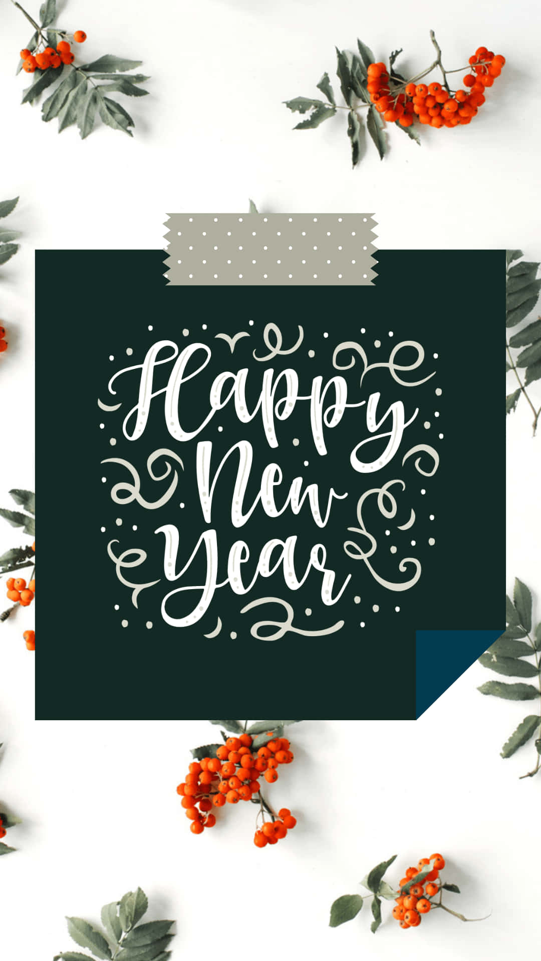 Happy New Year Phone Wallpaper