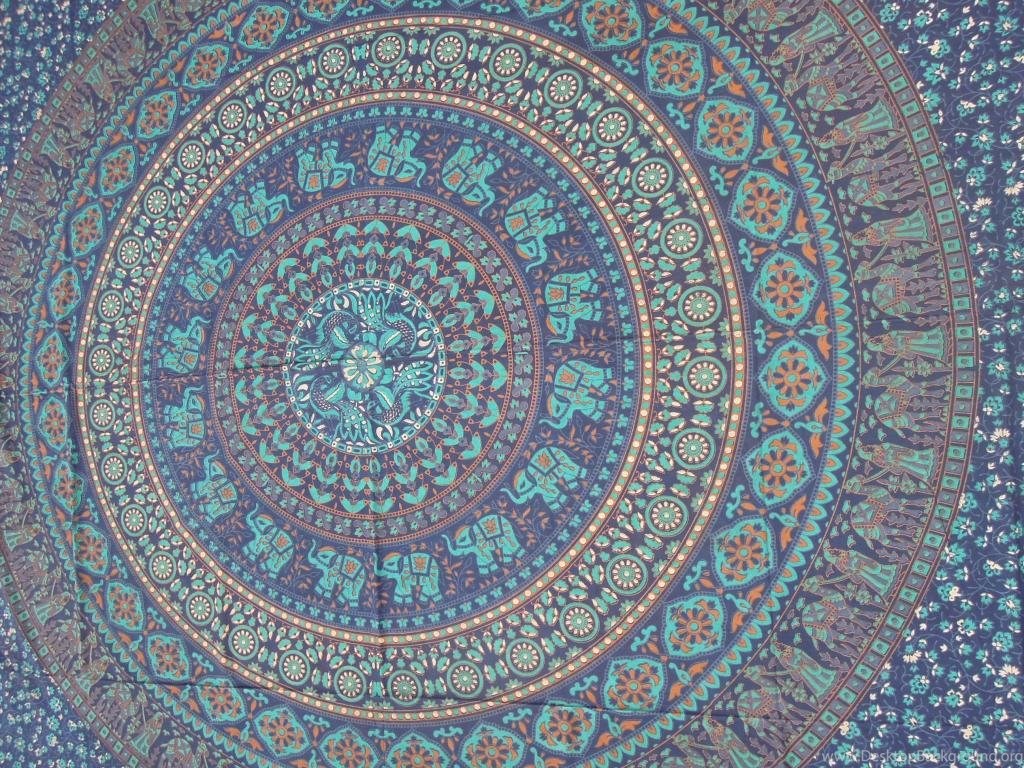 Indian Mandala Hippie Hippy Wall Hanging Tapestry Throw Bed Sofa